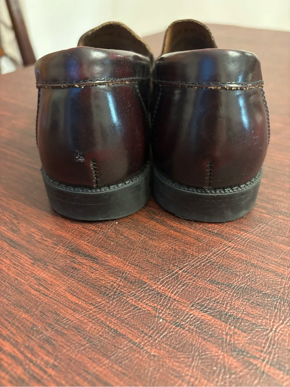 G.H. Bass & Co. Kids Dark Brown Leather Penny Loafers